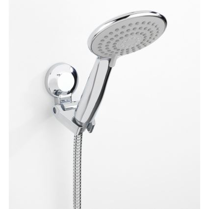 WENKO 20619100 - FIORINA Shower Head Holder, 6 x 9 cm, Polished Chrome