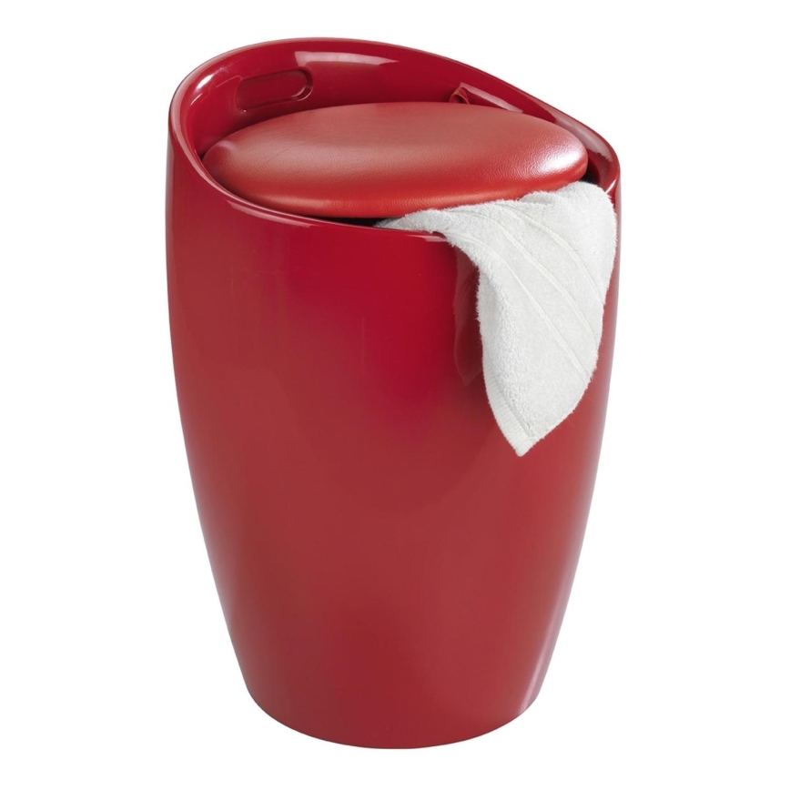 WENKO 20624100 - CANDY Stool 36x50,5 cm Red/Black