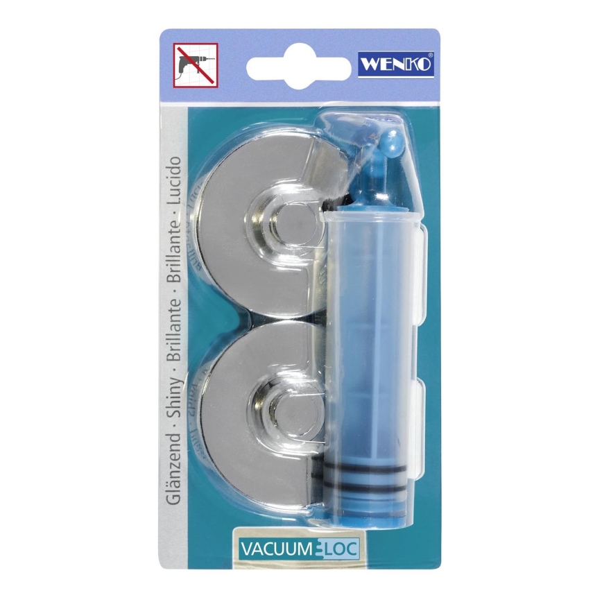 WENKO 20643100 – Adapter CLA+PREM+STYLE AD VL 6x2,8 cm polished chrome