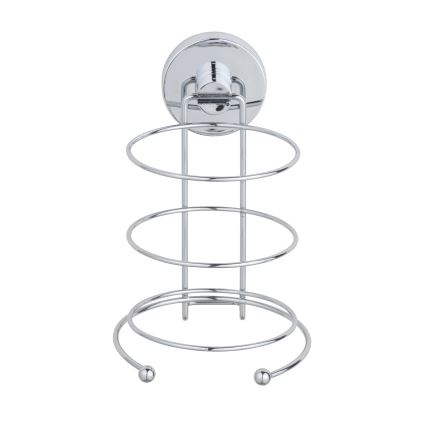 WENKO 20896100 - Hair Dryer Holder VACUUM-LOC MILAZZO 12x17 cm Polished Chrome