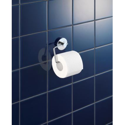 WENKO 20899100-Toilet paper holder VACUUM-LOC MILAZZO 13x10,5 cm polished chrome