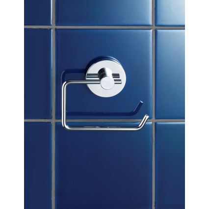 WENKO 20899100-Toilet paper holder VACUUM-LOC MILAZZO 13x10,5 cm polished chrome