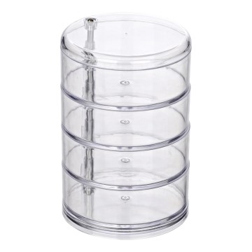 WENKO 20990100 - TOWER Organizer 11.5 x 17.5 cm, clear