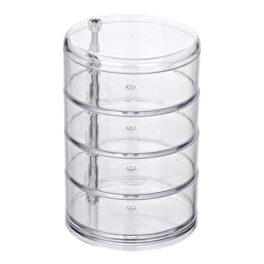 WENKO 20990100 - TOWER Organizer 11.5 x 17.5 cm, clear