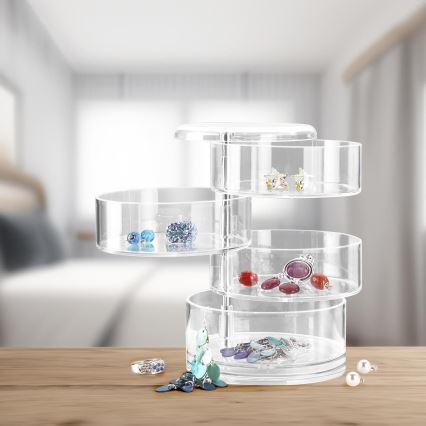 WENKO 20990100 - TOWER Organizer 11.5 x 17.5 cm, clear