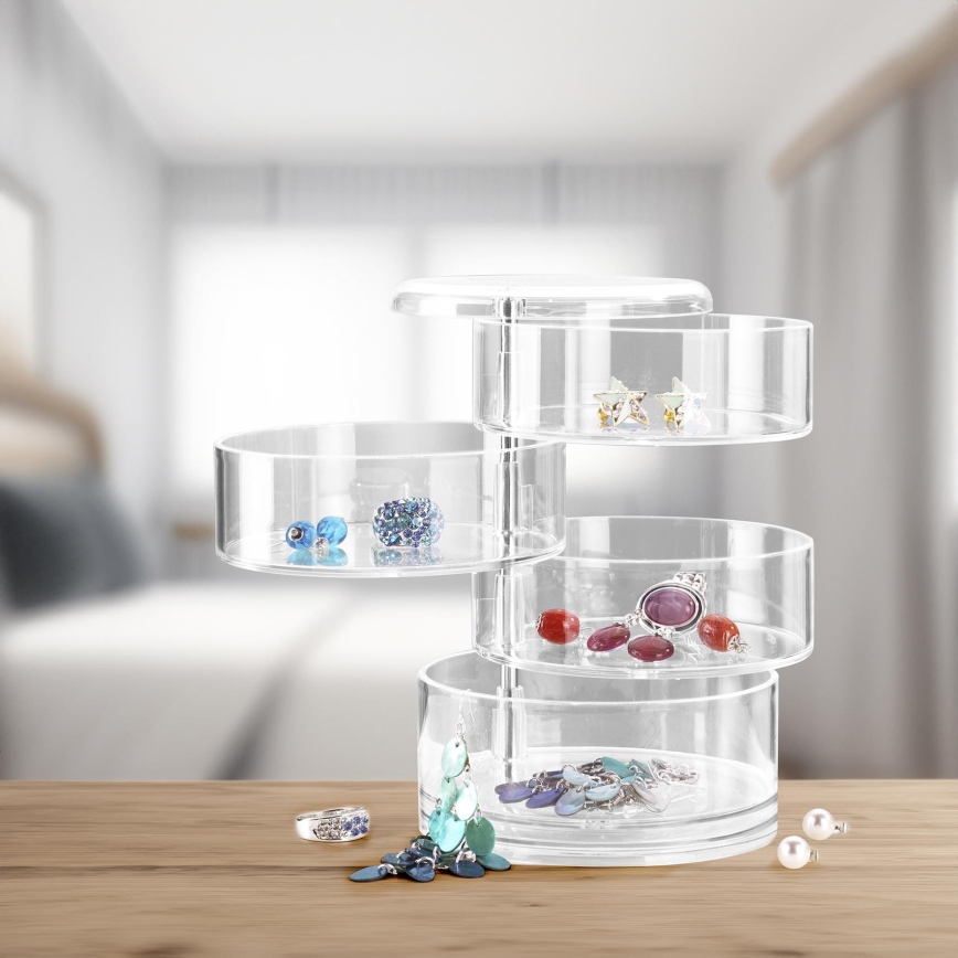 WENKO 20990100 - TOWER Organizer 11.5 x 17.5 cm, clear