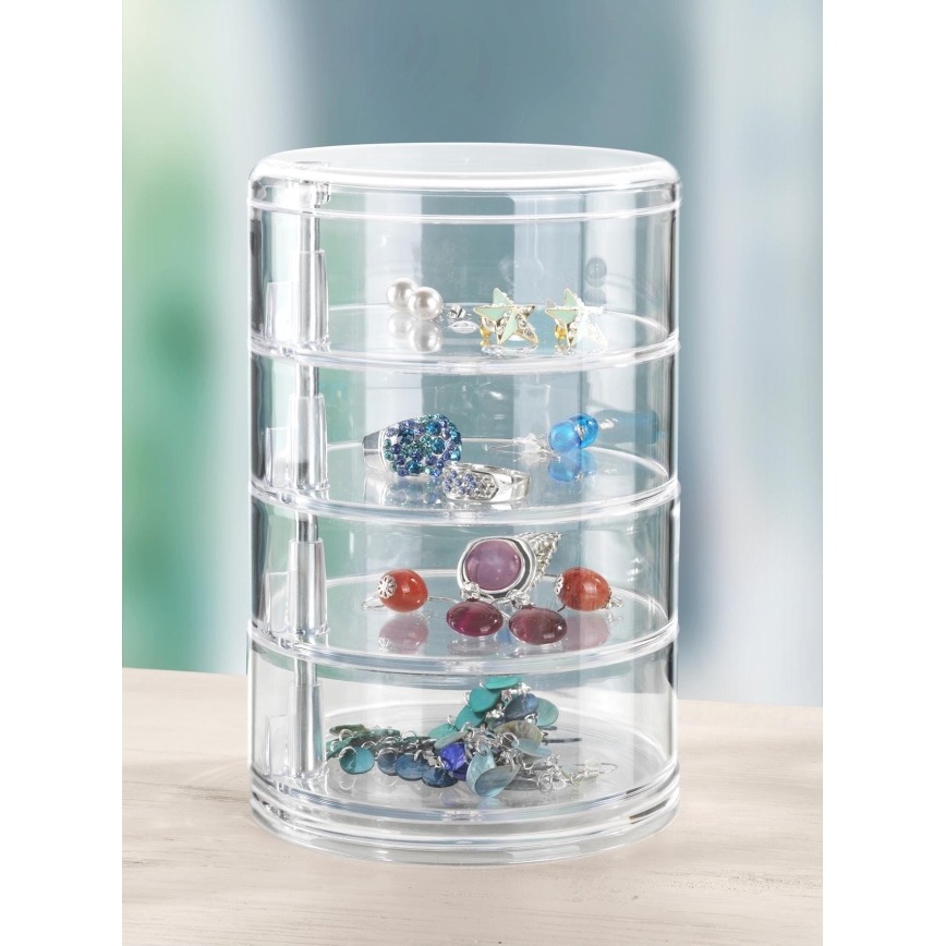 WENKO 20990100 - TOWER Organizer 11.5 x 17.5 cm, clear
