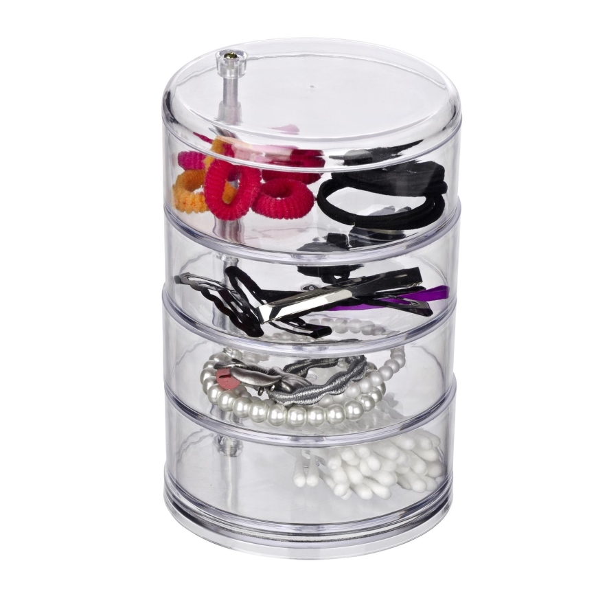 WENKO 20990100 - TOWER Organizer 11.5 x 17.5 cm, clear