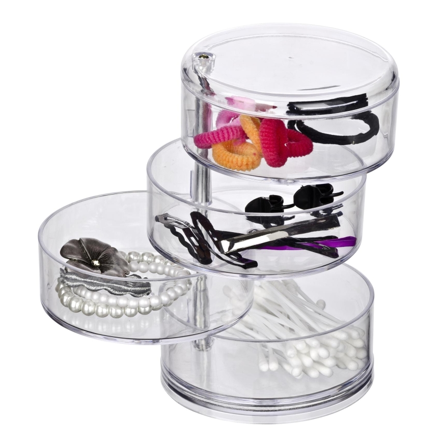 WENKO 20990100 - TOWER Organizer 11.5 x 17.5 cm, clear