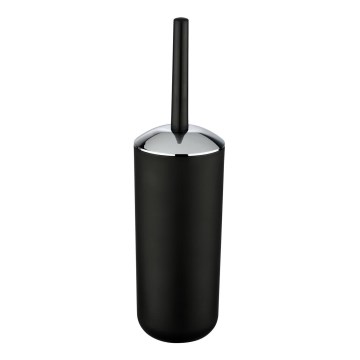 WENKO 21210100 - BRASIL Toilet Brush 10x37 cm Black/Polished Chrome