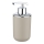 WENKO 21219100 - BRASIL Soap Dispenser 7,3x16,5 cm beige/polished chrome