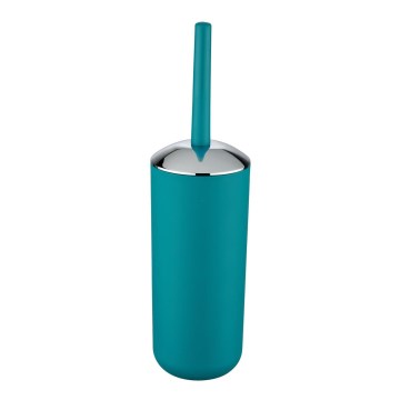 WENKO 21225100 - BRASIL Toilet Brush 10x37 cm Turquoise/Polished Chrome