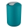 WENKO 21227100 - BRASIL Waste Bin, 19.5 x 31 cm, Turquoise/Polished Chrome
