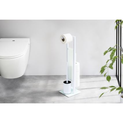 WENKO 21565100 - RIVALTA Toilet Brush 18x70 cm White/Black