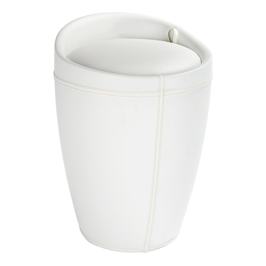 WENKO 21773100 - CANDY Stool 36 x 50.5 cm White/Black