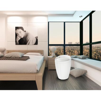 WENKO 21773100 - CANDY Stool 36 x 50.5 cm White/Black