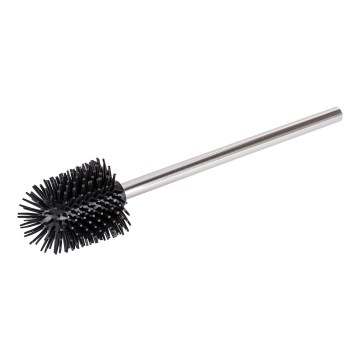 WENKO 21799100 - Toilet Brush 7.5 x 35 cm stainless steel / silver / black
