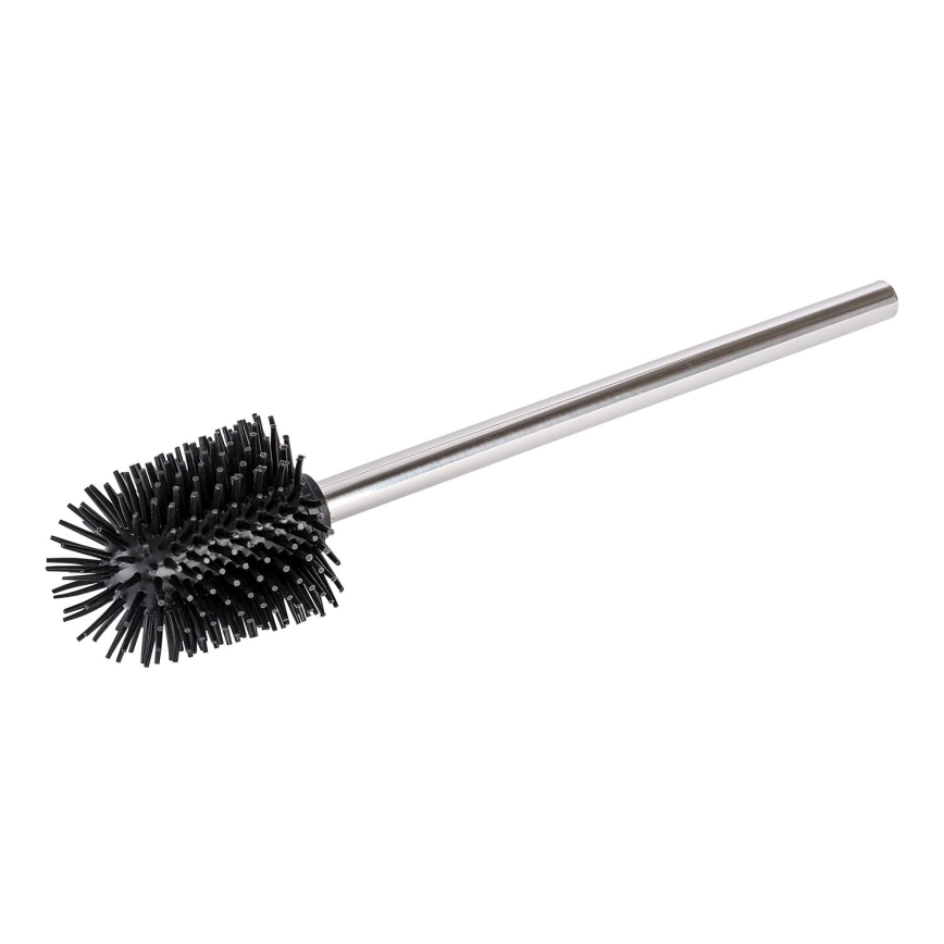 WENKO 21799100 - Toilet Brush 7.5 x 35 cm stainless steel / silver / black