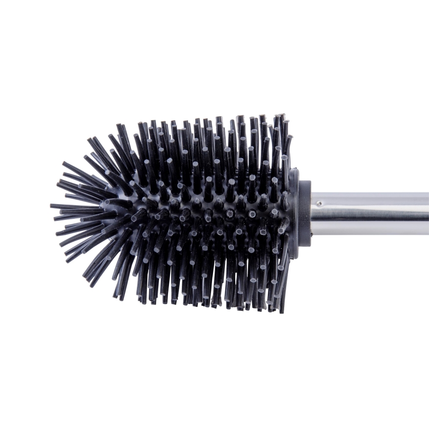 WENKO 21799100 - Toilet Brush 7.5 x 35 cm stainless steel / silver / black