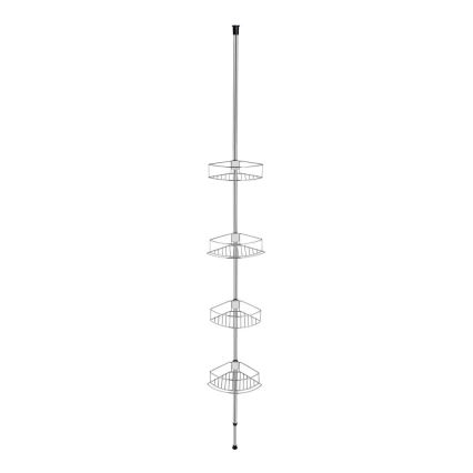 WENKO 21803100 - DOLCEDO Corner Shelf 31x275 cm Stainless Steel / Polished Chrome