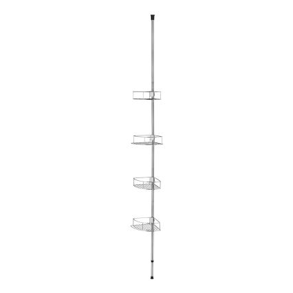 WENKO 21803100 - DOLCEDO Corner Shelf 31x275 cm Stainless Steel / Polished Chrome