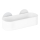 WENKO 21824100-OSIMO Plastic Shelf 27 x 12 cm, white/clear