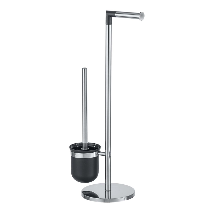 WENKO 21836800 - PARUS Toilet Brush 25.5 x 57 cm stainless steel/silver/black