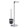 WENKO 21836800 - PARUS Toilet Brush 25.5 x 57 cm stainless steel/silver/black