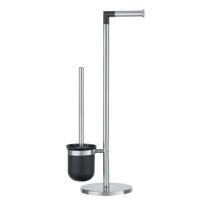 WENKO 21836800 - PARUS Toilet Brush 25.5 x 57 cm stainless steel/silver/black