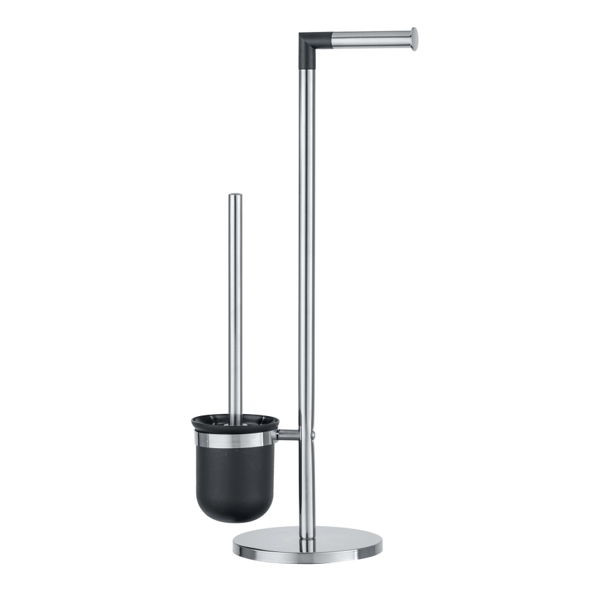 WENKO 21836800 - PARUS Toilet Brush 25.5 x 57 cm stainless steel/silver/black
