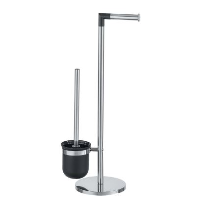 WENKO 21836800 - PARUS Toilet Brush 25.5 x 57 cm stainless steel/silver/black