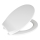 WENKO 21901100-WC KOS toilet seat 44x37 cm white/silver