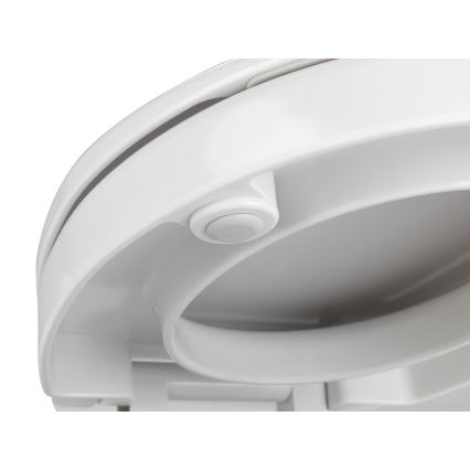 WENKO 21905100-SECURA Toilet Seat 37x44 cm White/Grey