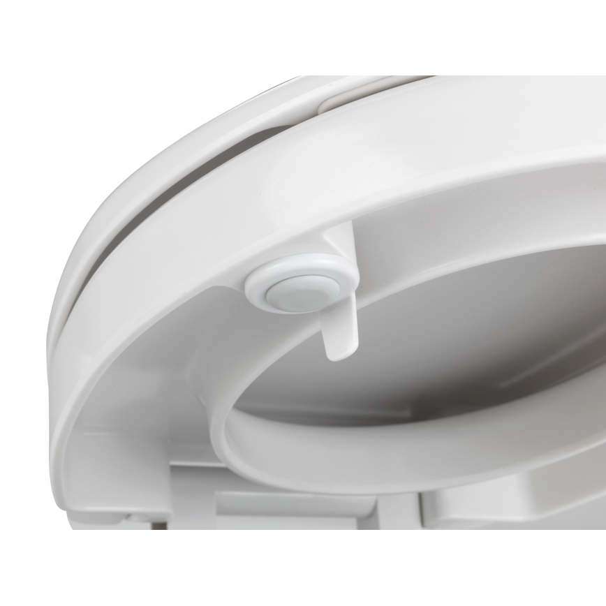 WENKO 21905100-SECURA Toilet Seat 37x44 cm White/Grey