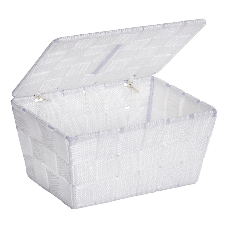 WENKO 22077100 - ADRIA Basket, 19 x 14 cm, White