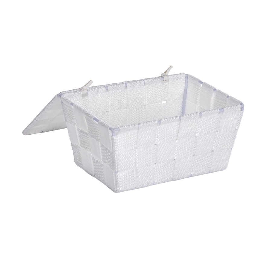 WENKO 22077100 - ADRIA Basket, 19 x 14 cm, White