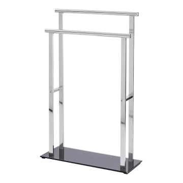 WENKO 22089100 – LAVA Coat Rack 52 x 81.5 cm stainless steel/silver/black