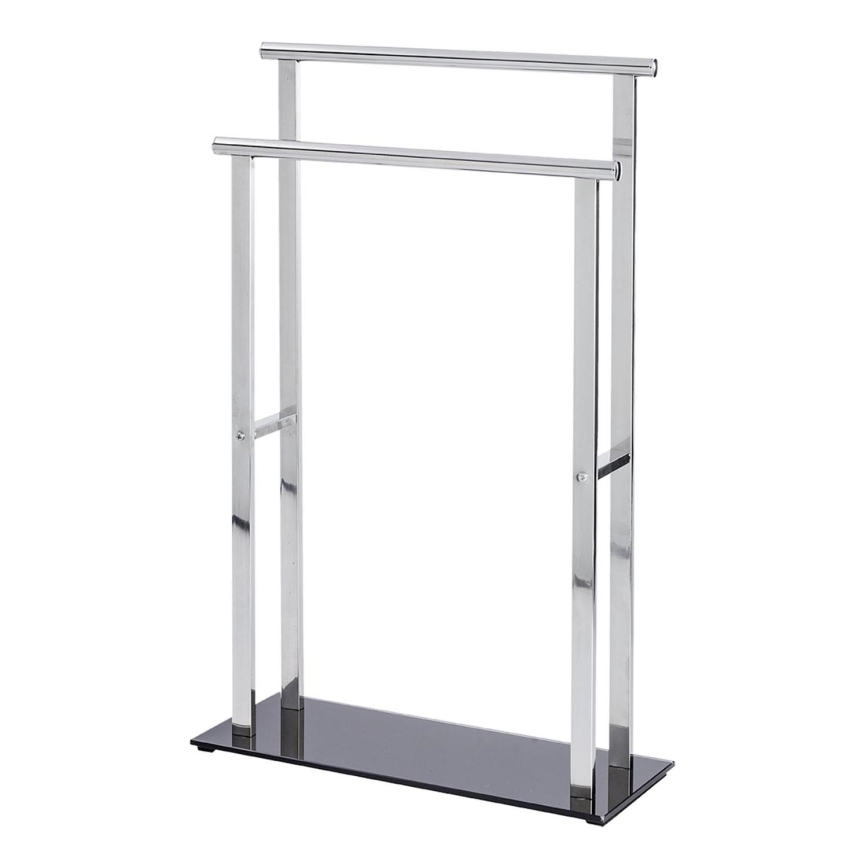 WENKO 22089100 – LAVA Coat Rack 52 x 81.5 cm stainless steel/silver/black