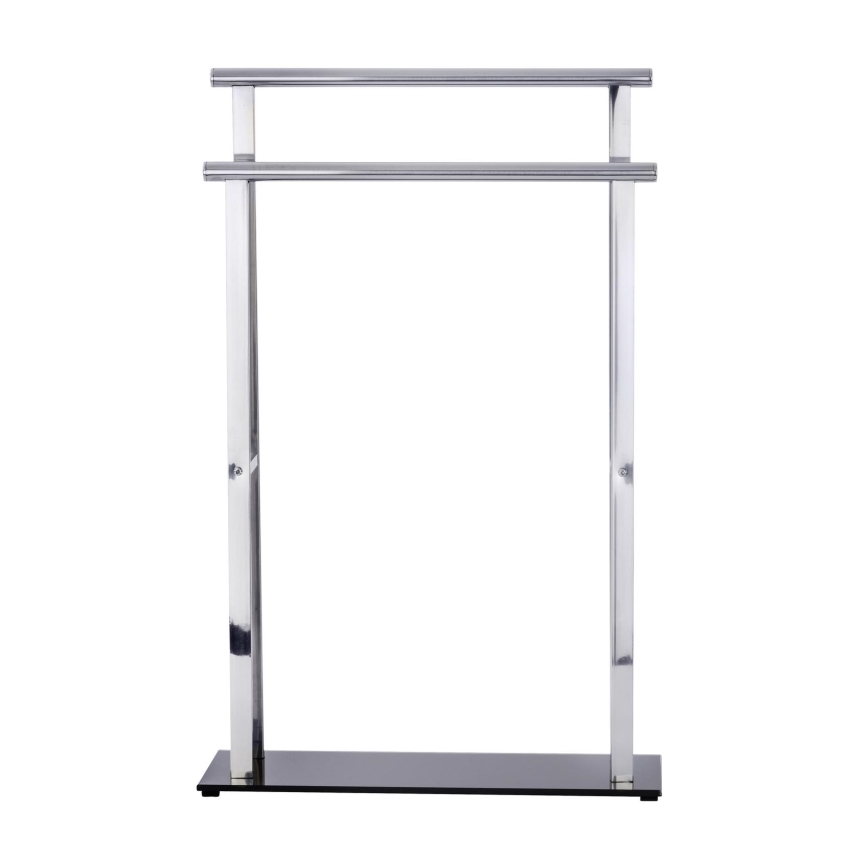 WENKO 22089100 – LAVA Coat Rack 52 x 81.5 cm stainless steel/silver/black
