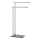 WENKO 22090100 - LAVA Freestanding Towel Rack, 42 x 81 cm, stainless steel/silver/black