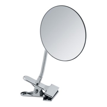 WENKO 22195100 - CLIP Makeup Mirror 15 x 27 cm, Polished Chrome