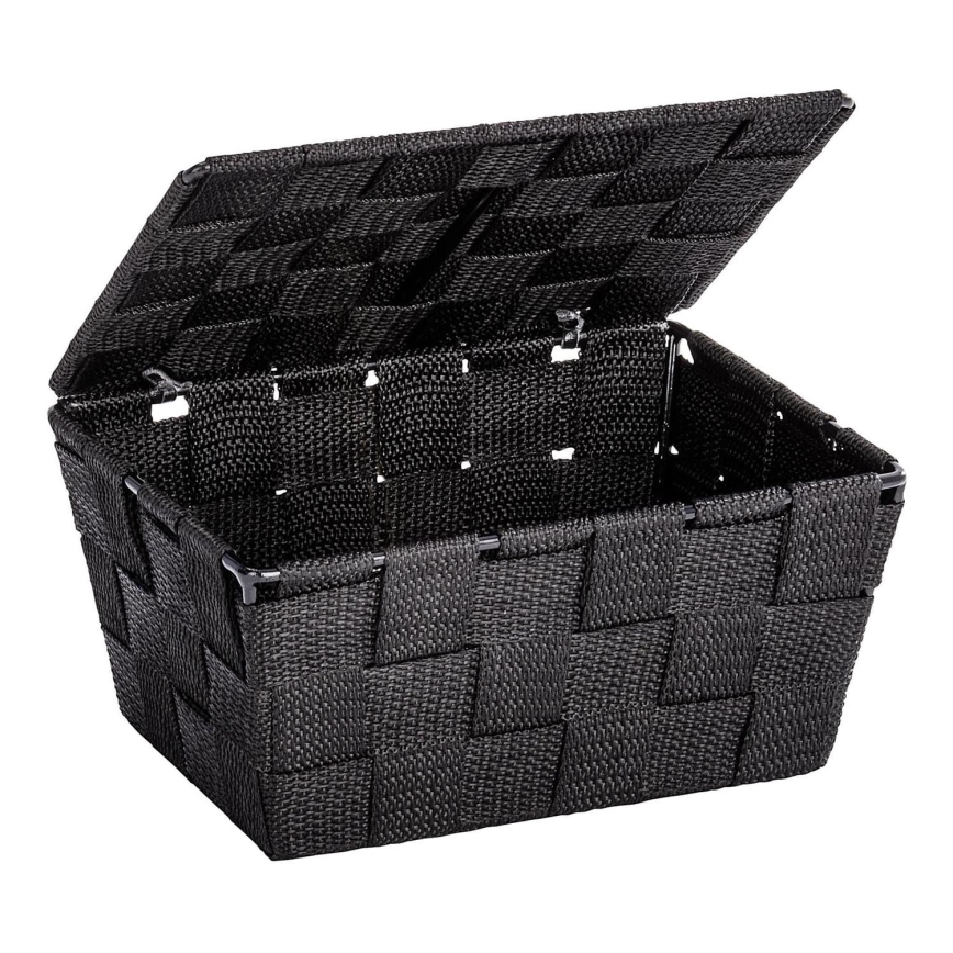 WENKO 22197100 - ADRIA Basket 19x14 cm Black