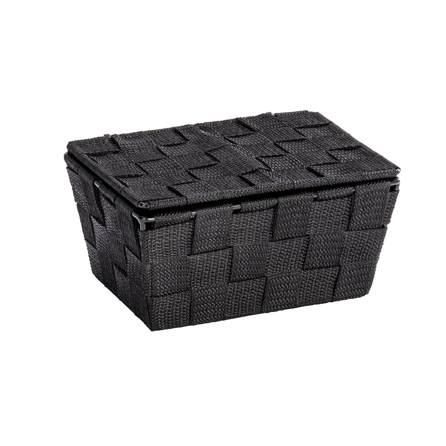 WENKO 22197100 - ADRIA Basket 19x14 cm Black
