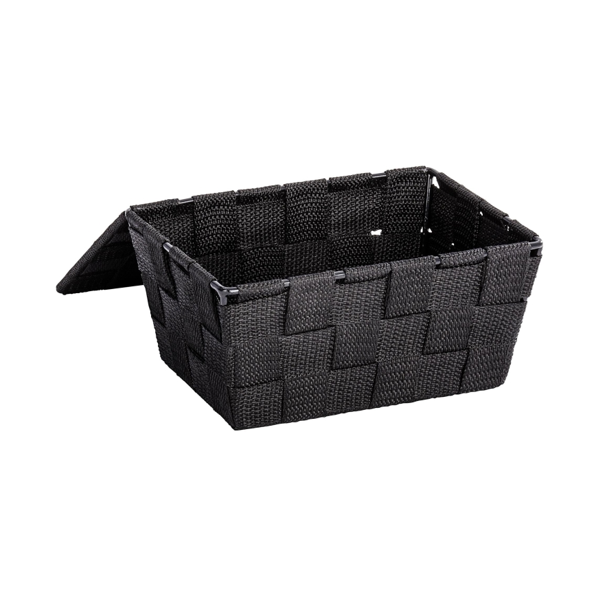 WENKO 22197100 - ADRIA Basket 19x14 cm Black