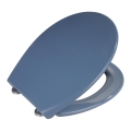 WENKO 22403100-WC seat SAMOS 44,5x37,5 cm blue/silver