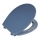 WENKO 22403100-WC seat SAMOS 44,5x37,5 cm blue/silver
