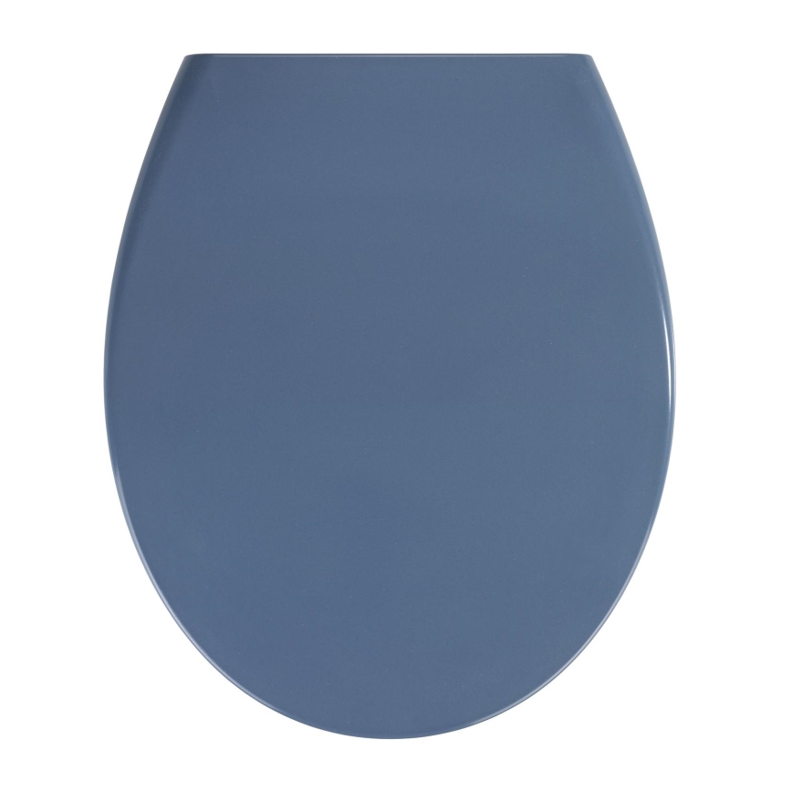 WENKO 22403100-WC seat SAMOS 44,5x37,5 cm blue/silver