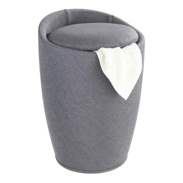 WENKO 22448100 - CANDY Stool 36 x 50.5 cm grey/black