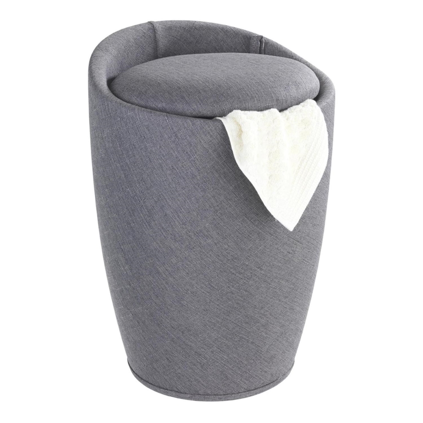 WENKO 22448100 - CANDY Stool 36 x 50.5 cm grey/black