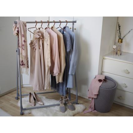 WENKO 22448100 - CANDY Stool 36 x 50.5 cm grey/black